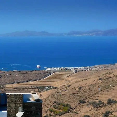 Tinos, Triandaros. Cycladic House With An Amazing View *